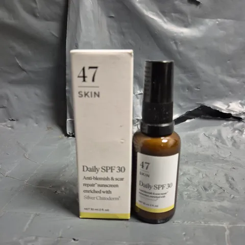 47 SKIN DAILY SPF30 ANTI BLEMISH AND SCAR REPAIR - 30ML