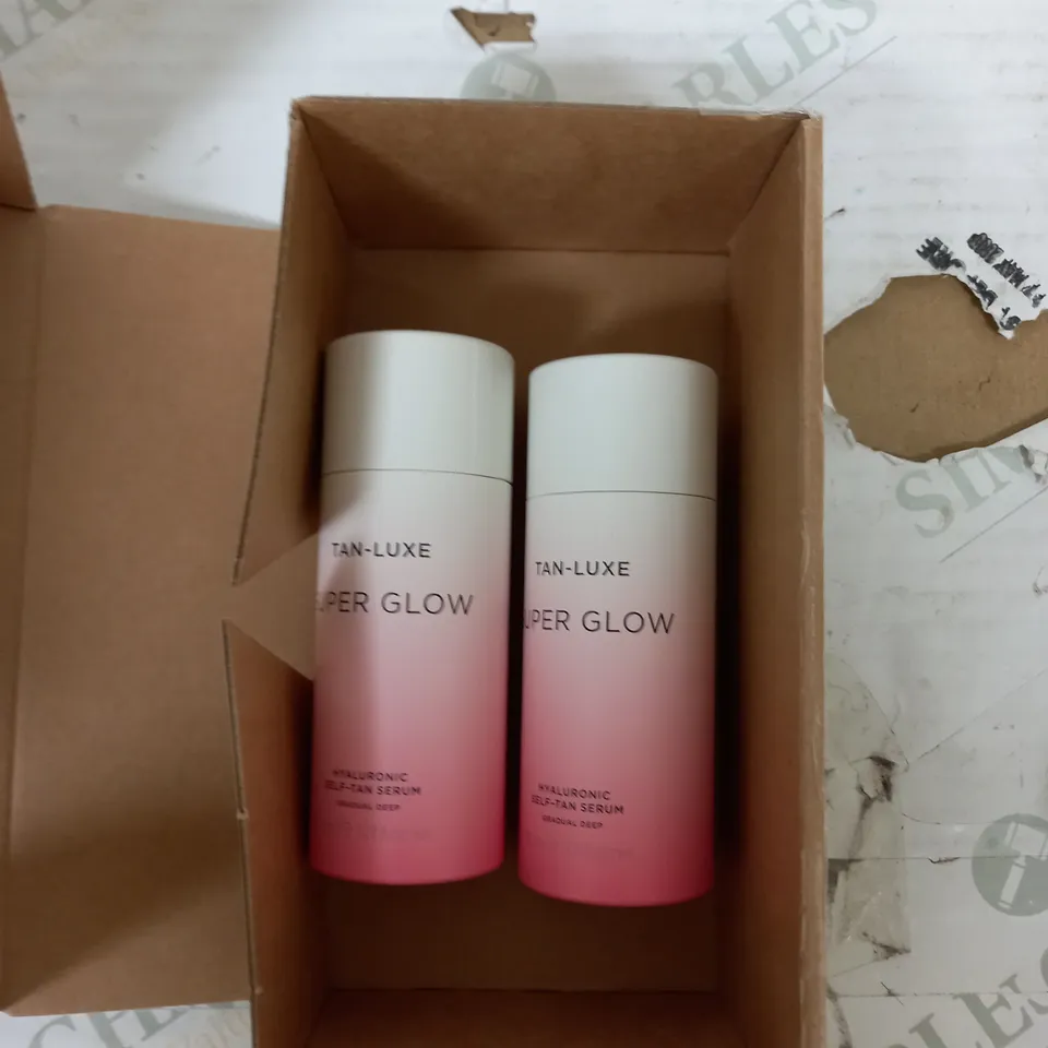 LOT OF 2 TAN LUXE SUPER GLOW