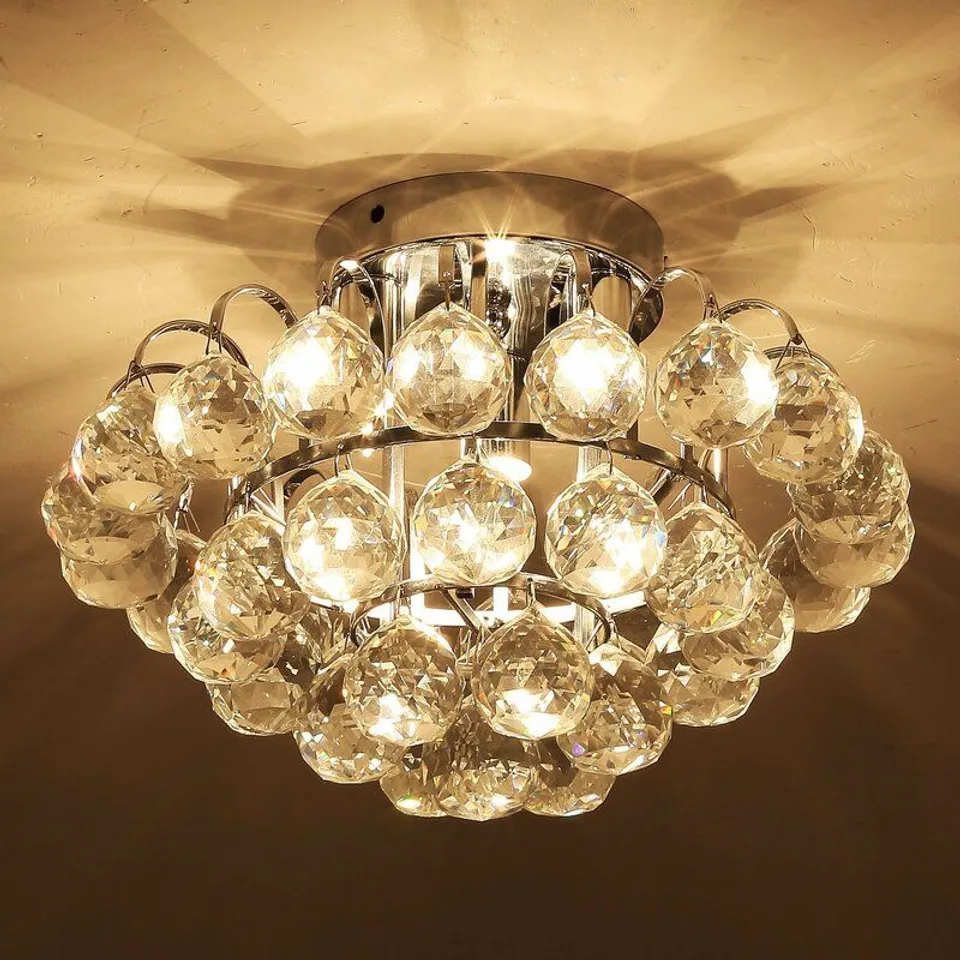 BOXED BRUSSELS 3 LIGHT FLUSH MOUNT 