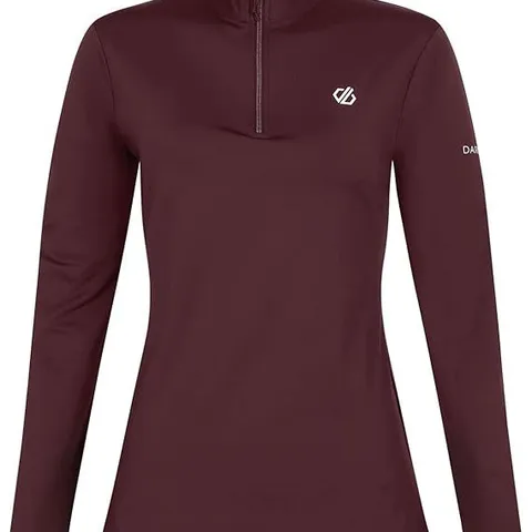 BRAND NEWDARE2B WOMEN'S LOWLINE II LIGHTWEIGHT CORE STRETCH MIDLAYER UNDERSHIRT FIG UK 12