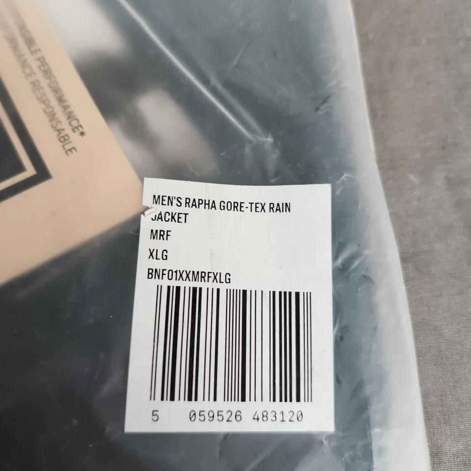 RAPHA GORE-TEX RAIN JACKET – MEN'S XL (XLG)