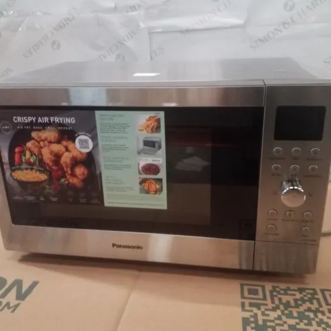 BOXED PANASONIC NN-CD58RS STAINLESS STEEL 27L SLIM INVERTER MICROWAVE WITH GRILL, OVEN & AIR FRY - 1000W