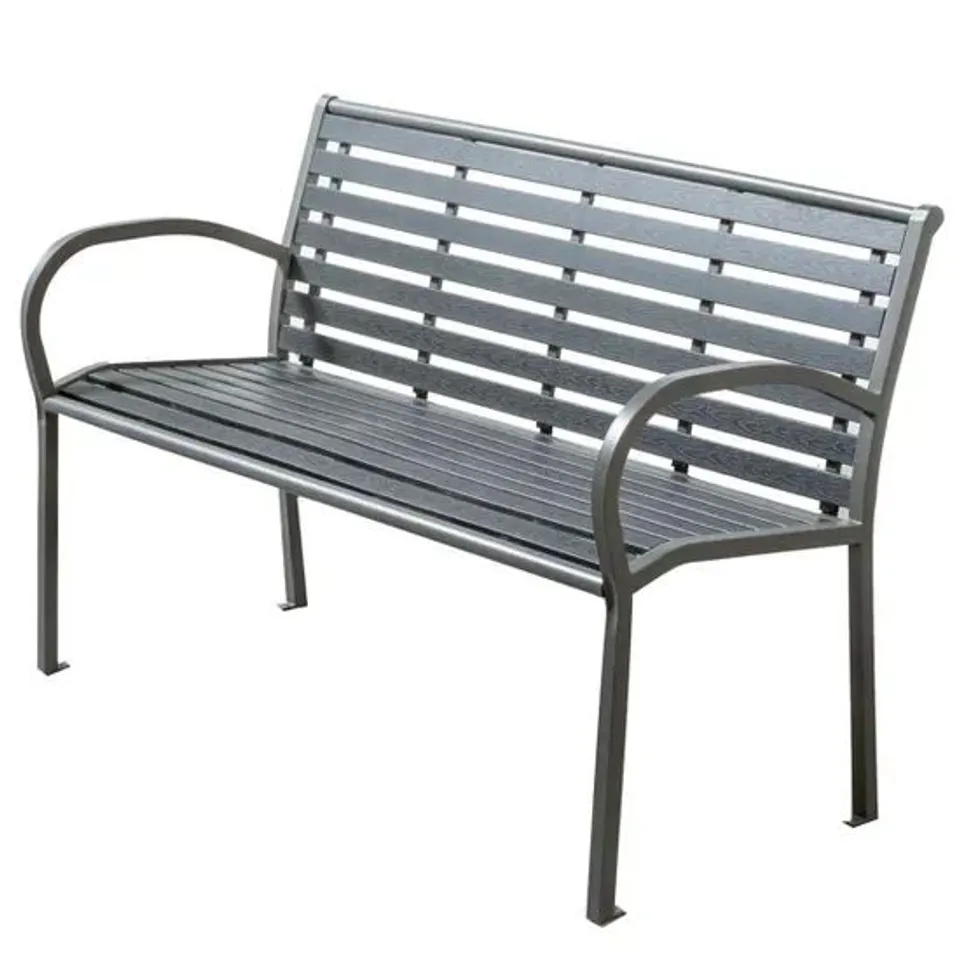 BOXED MONACO GREY GARDEN BENCH