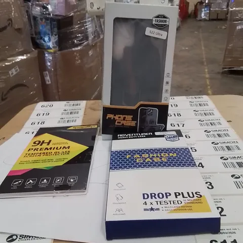 PALLET CONTAINING A LARGE QUANTITY OF PHONE CASES,SCREEN PROTECTORS 
