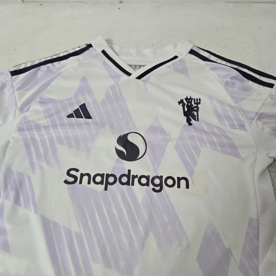MANCHESTER UNTED FC AWAY SHIRT - SIZE 28 - KIDS