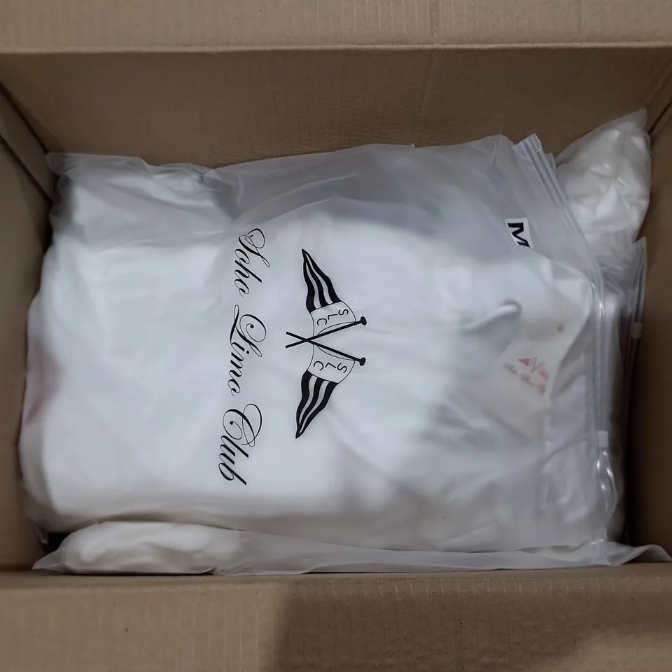 LOT OF APPROXIMATELY 10 SOHO BOYZ CLUB SHORTS IN WHITE - M