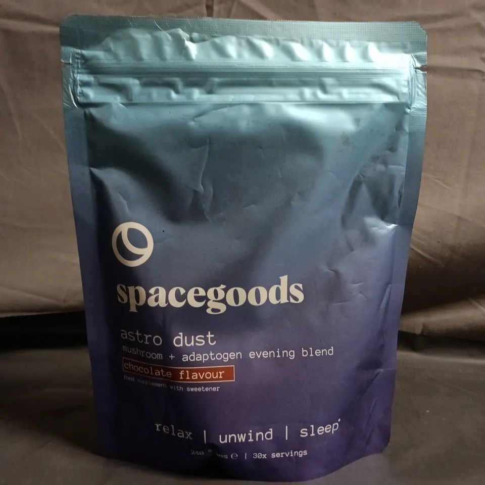 SPACEGOODS ASTRO DUST MUSHROOM + ADAPTOGEN EVENING BLEND – CHOCOLATE FLAVOUR