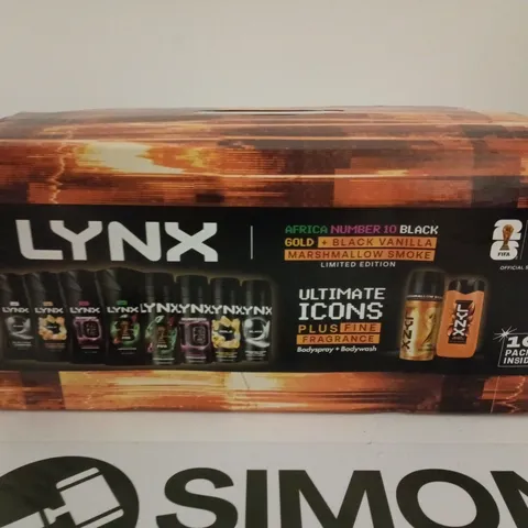 LYNX ULTIMATE ICONS FRAGRANCE GIFT SET – 10 X BODY SPRAY & BODY WASH (LIMITED EDITION)