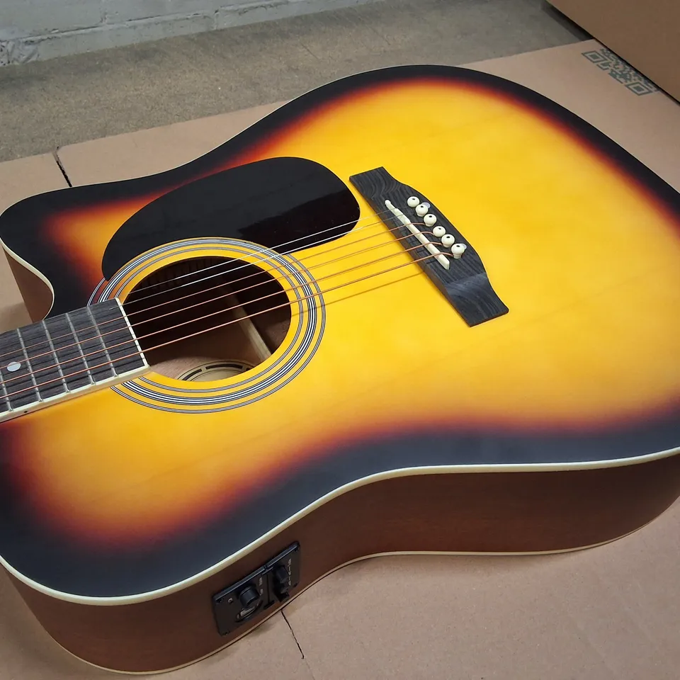 MX BY 3RD AVE ACOUSTIC‑ELECTRIC STEEL‑STRING GUITAR IN SUNBURST FINISH