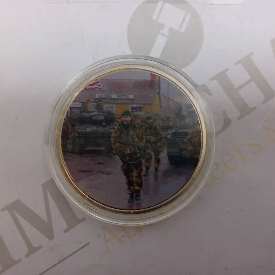 THE FALKLANDS WAR COLLECTABLE COIN
