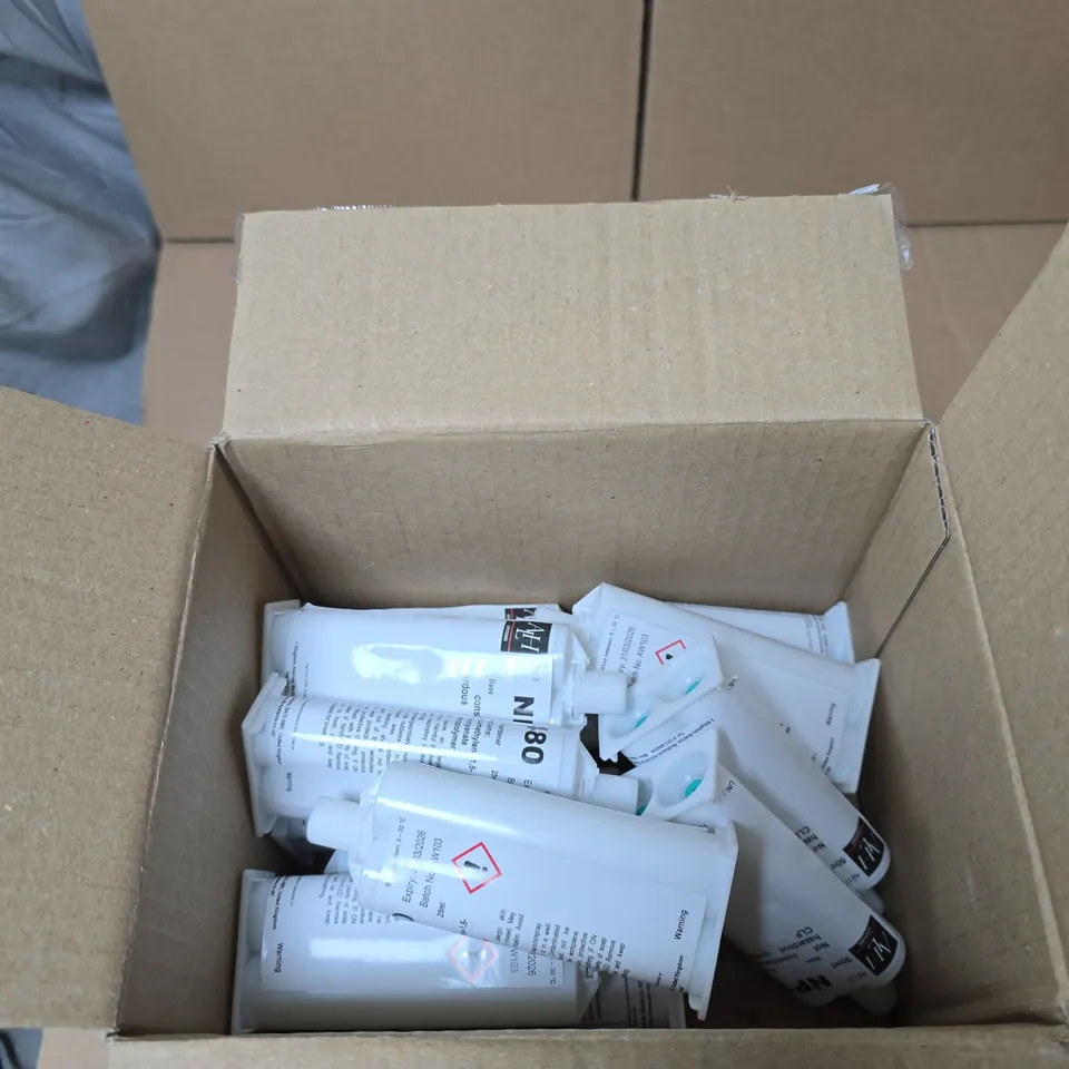 BOX OF APPROXIMATELY 30 X  NP1480 CARTRIDGE BASE / HARDENER 