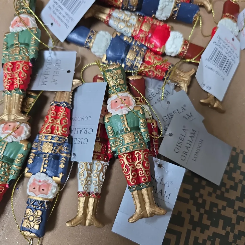 2 BOXES OF ASSORTED GISELA GRAHAM SMALL DECORATIONS 