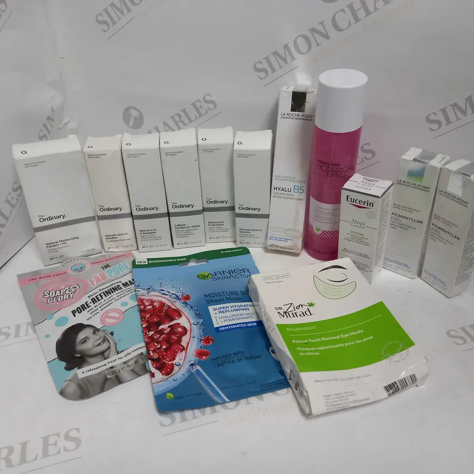 LOT OF 14 ASSORTED SKINCARE ITEMS, TO INCLUDE LA ROCHE POSAY, SOAP & GLORY, MURAD, ETC