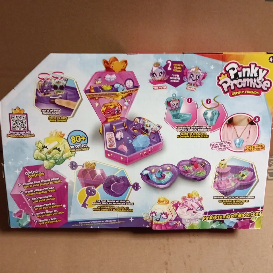 PINKY PROMISE FRIENDS UNICORN JEWELLERY BOX PLAYSET – GLITTER HEART BOX, BOXED