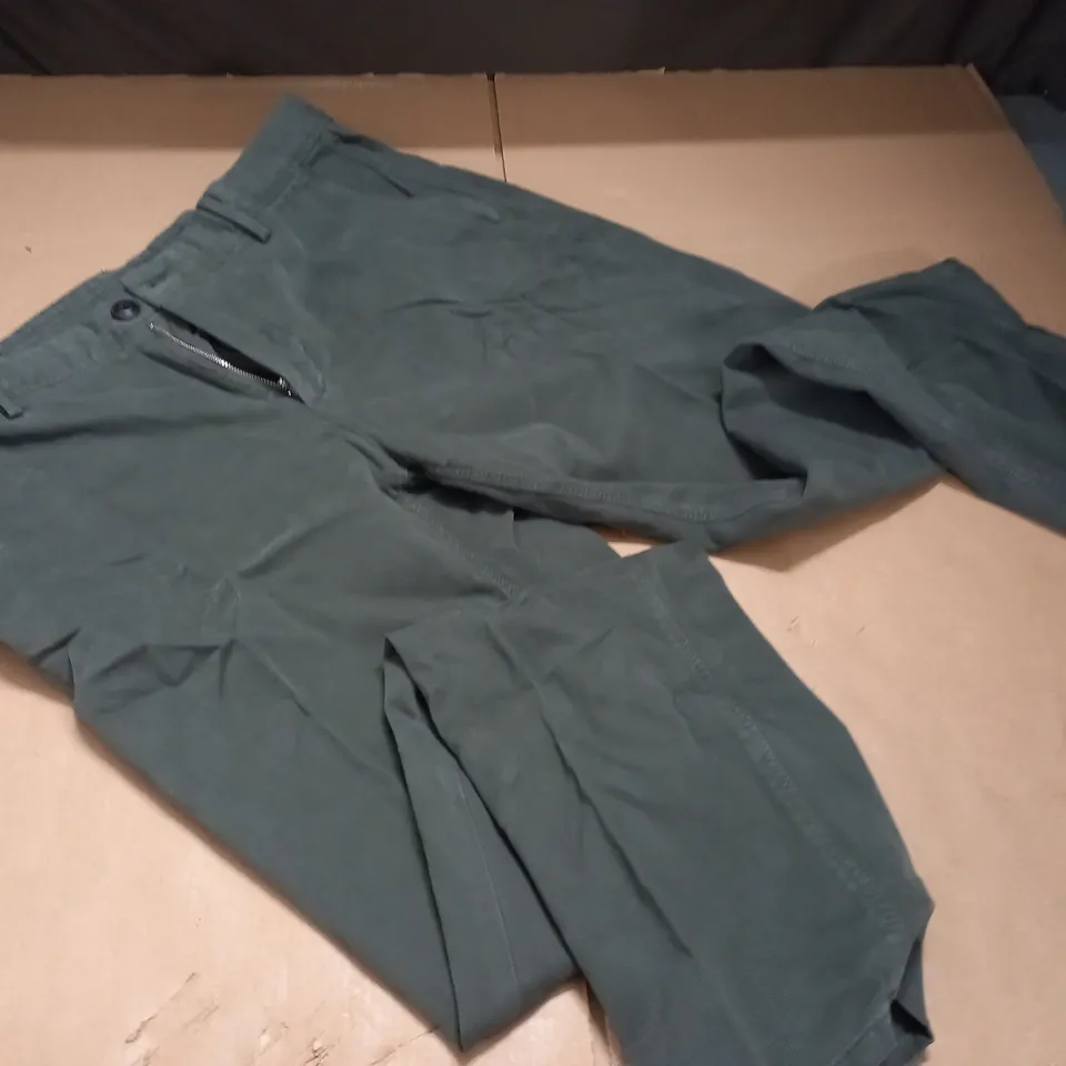 MASSIMO DUTTI GREEN TROUSERS - 44