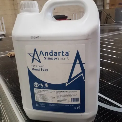 PALLET CONTAINING APPROXIMATELY 78 BOTTLES OF ANDARTA HAND SOAP 5L