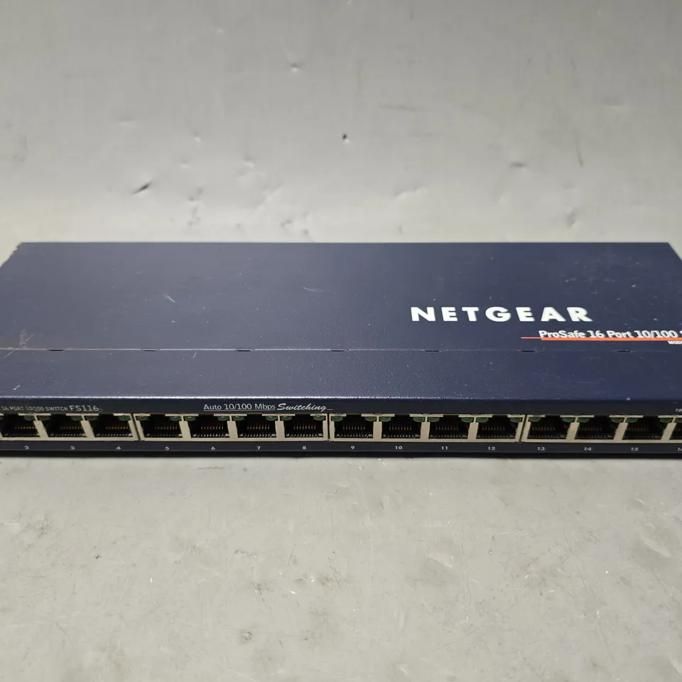 NETGEAR PROSAFE 16 PORT 10/100 SWITCH FS116
