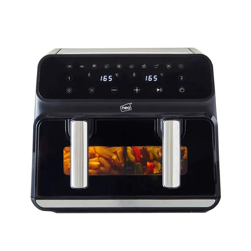 BOXED NEO TWIN ZONE 8.5L AIR FRYER WITH WINDOWS - 1700W (1 BOX)