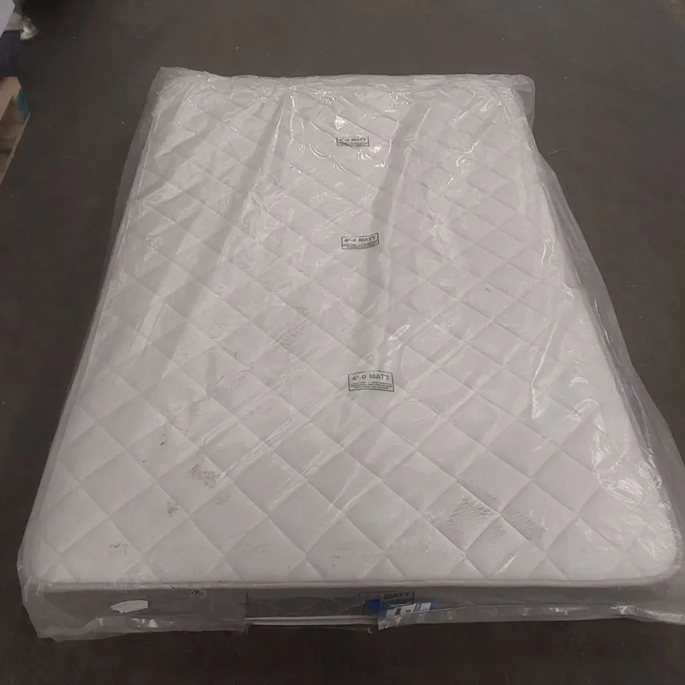 QUALITY BAGGED 120CM AIRSPRUNG MEMORY COMFORT SMALL DOUBLE MATTRESS 		 RRP £269