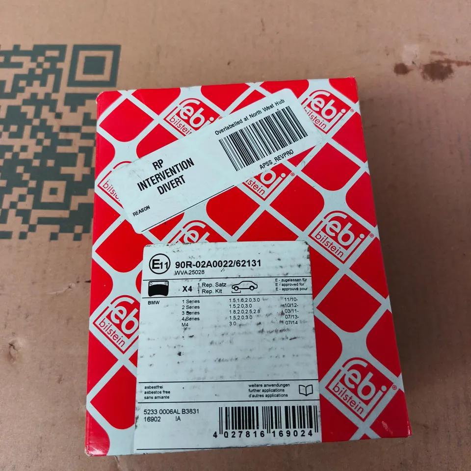 BMW BRAKE PAD SET (BILSTEIN) – BOXED