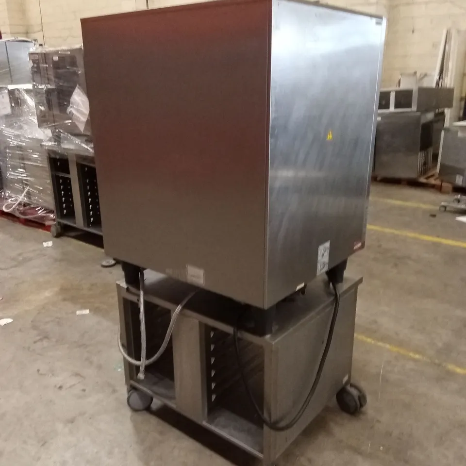 RATIONAL SCC WE101 COMMERCIAL COMBI OVEN ON MOBILE TROLLEY BASE
