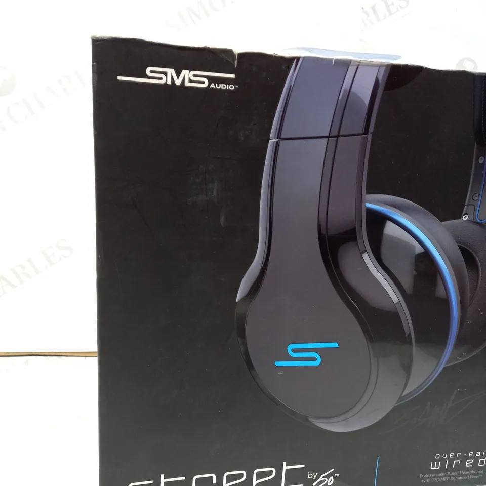 SMS AUDIO STREET BY 50 CENT OVER-EAR WIRED PROFESSIONALLY TUNED HEDPHONES 