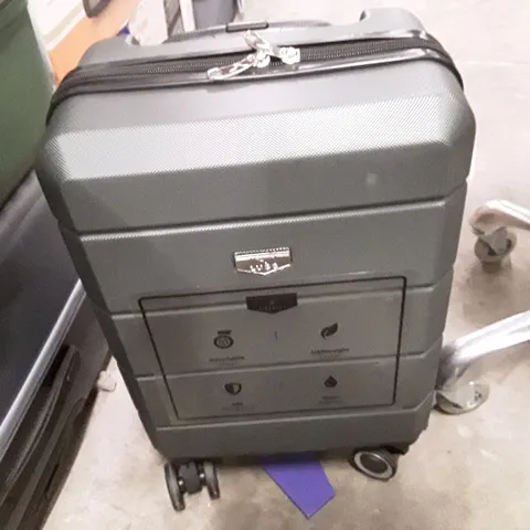 UNBOXED KEPLIN LUGG SMALL SIZE TRAVEL LUGGAGE WITH WHEELS GREEN COLOUR
