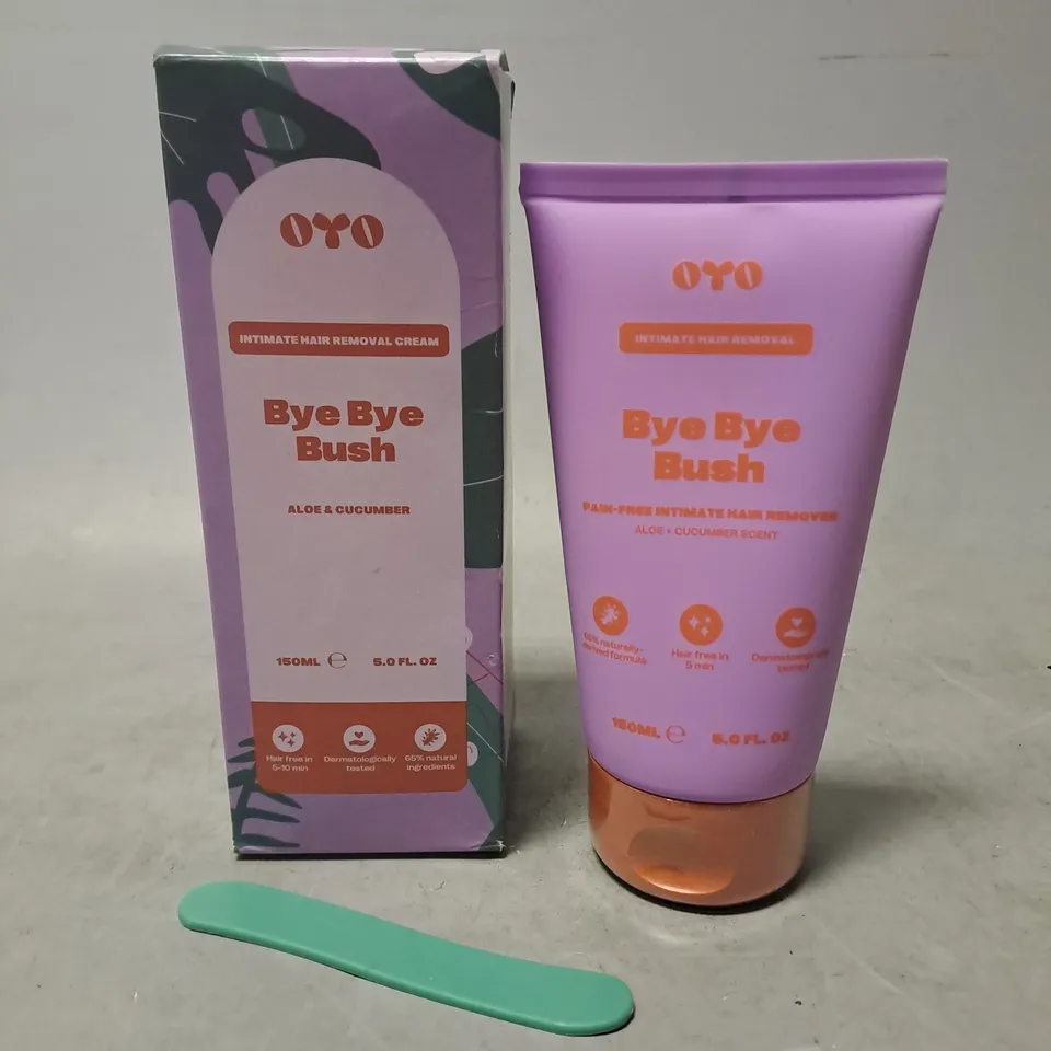 OYO SKINCARE BYE BYE BUSH INTIMATE HAIR REMOVAL CREAM 150ML