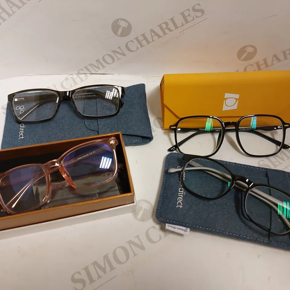 BOX OF APPROX 10 ITEMS TO INCLUDE ASSORTED GLASSES IN ASSORTED COLOURS AND SHAPES