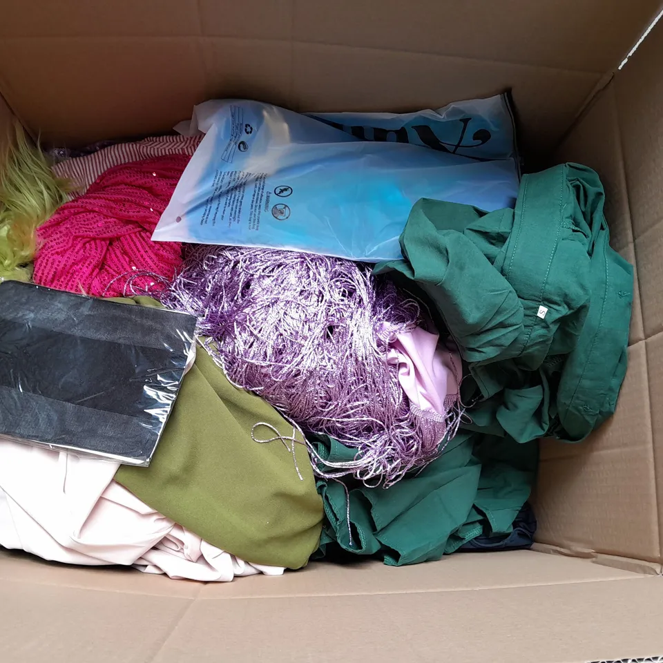 APPROXIMATELY 35 CLOTHING ITEMS TO INCLUDE JACKET, TOPS AND TROUSERS. ASSORTED SIZES, STYLES AND COLOURS