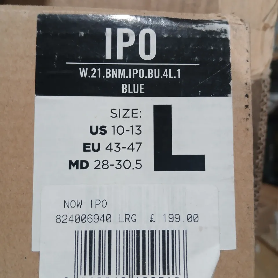 NOW BINDINGS IPO SNOWBOARD BINDINGS – BLUE, US 10–13 (EU 43–47)