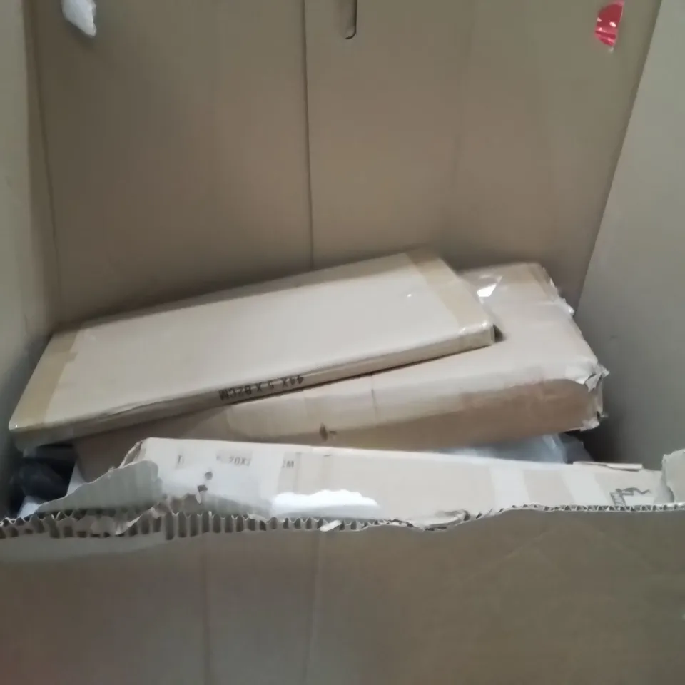 PALLET OF ASSORTED HOUSEHOLD GOODS AND PRODUCTS TO INCLUDE;ARTIFICIAL TREE,TRASH CAN,KIDS BIKE