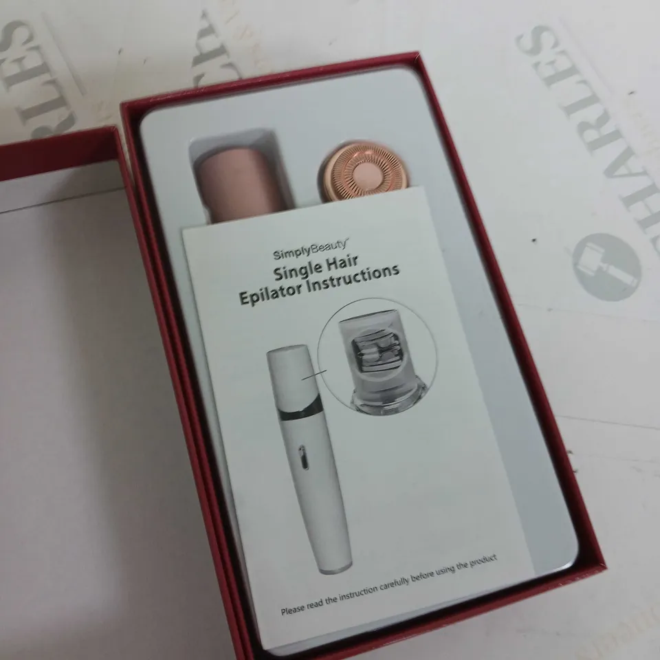 BOXED SIMPLY BEAUTY SINGLE HAIR EPILATOR