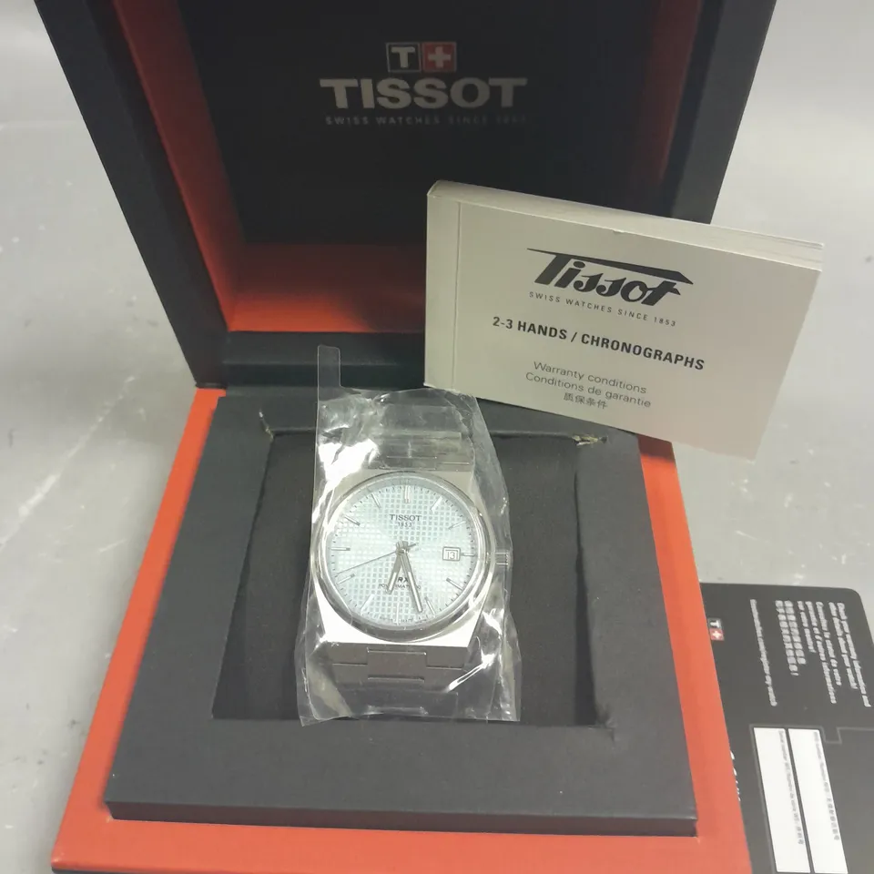 TISSOT STAINLESS STEEL SAPPHIRE CRYSTAL T137407-A WATCH