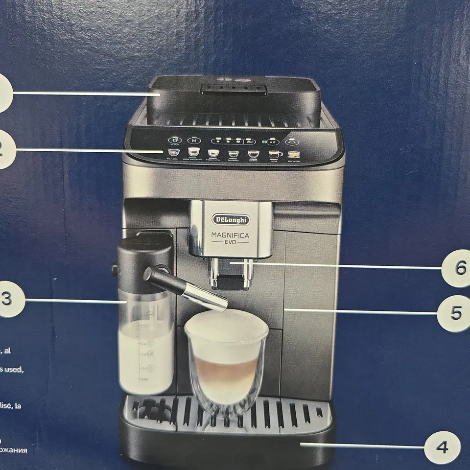 BOXED DELONGHI MAGNIFICA EVO BEAN TO CUP - ECAM290.83