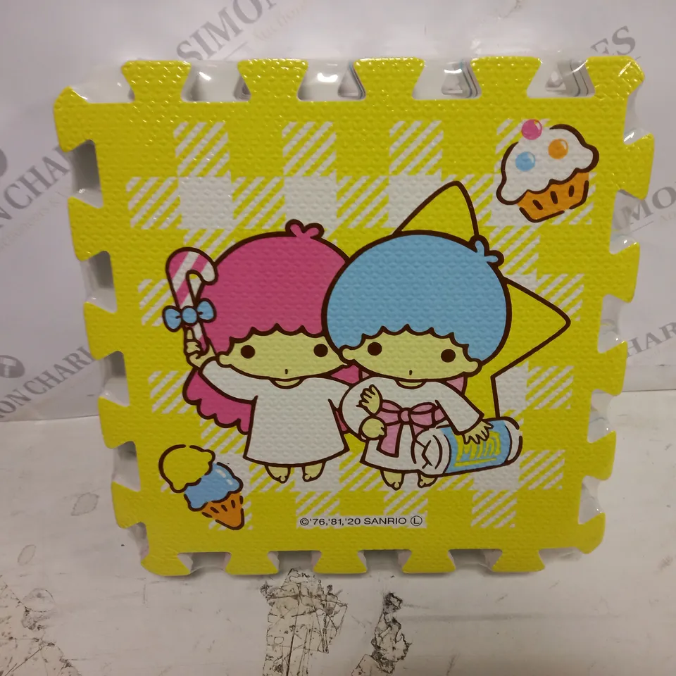 SEALED HELLO KITTY FLOOR MAT 9-PACK - APPROX 30X30CM TILES