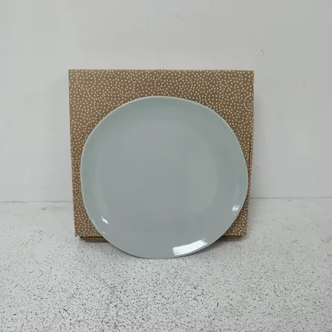 LOT OF 12 SOPHIE CONRAN ARBOR SALAD PLATES IN DOVE GREY - 3 X 4-PACKS