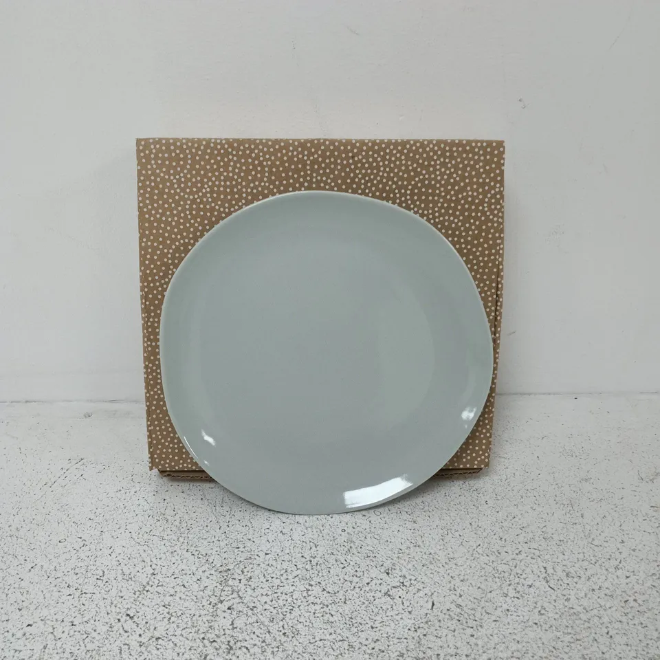 LOT OF 12 SOPHIE CONRAN ARBOR SALAD PLATES IN DOVE GREY - 3 X 4-PACKS