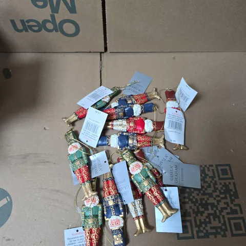 2 BOXES OF ASSORTED GISELA GRAHAM SMALL DECORATIONS 