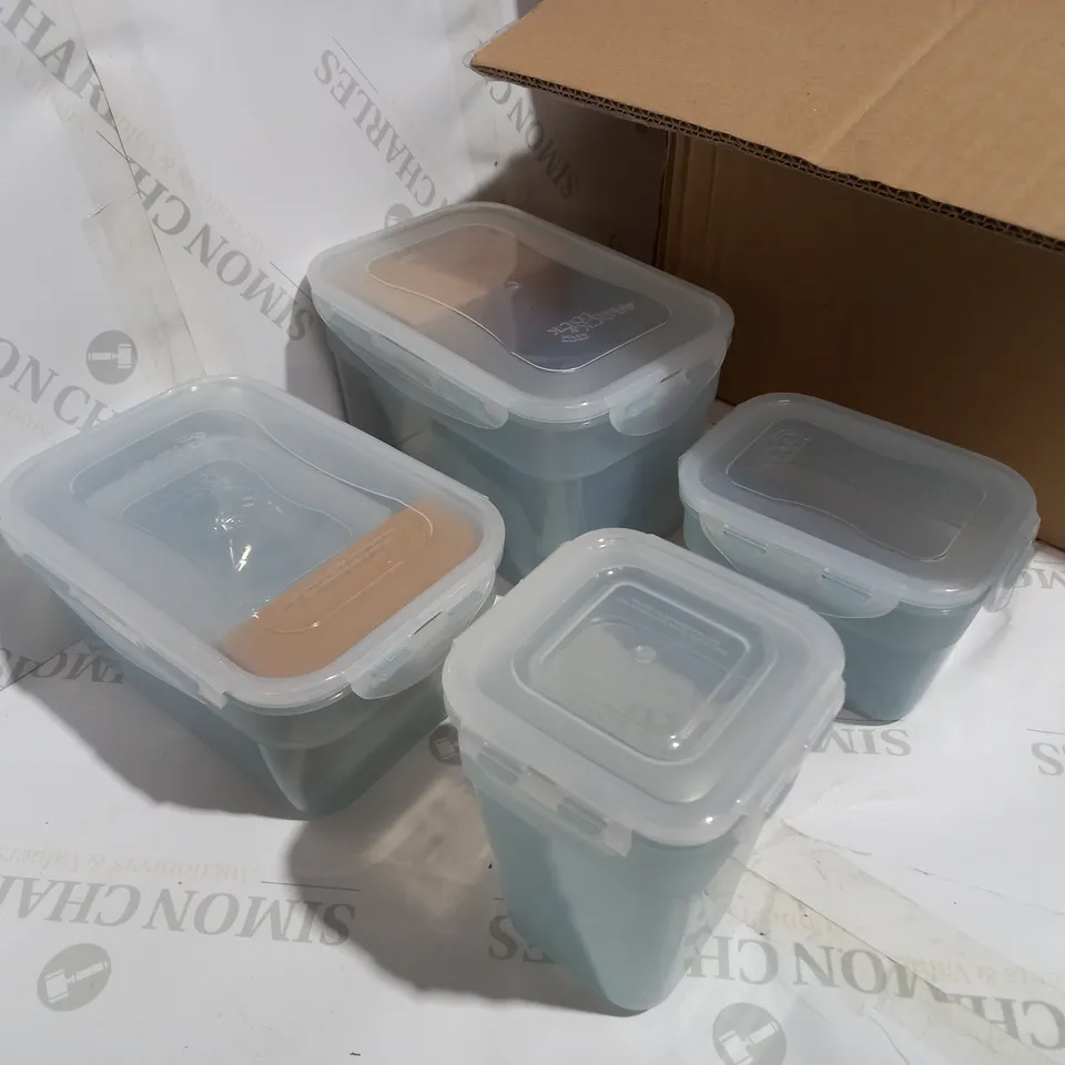LOCK & LOCK LIGHT SAGE STORAGE CONTAINERS