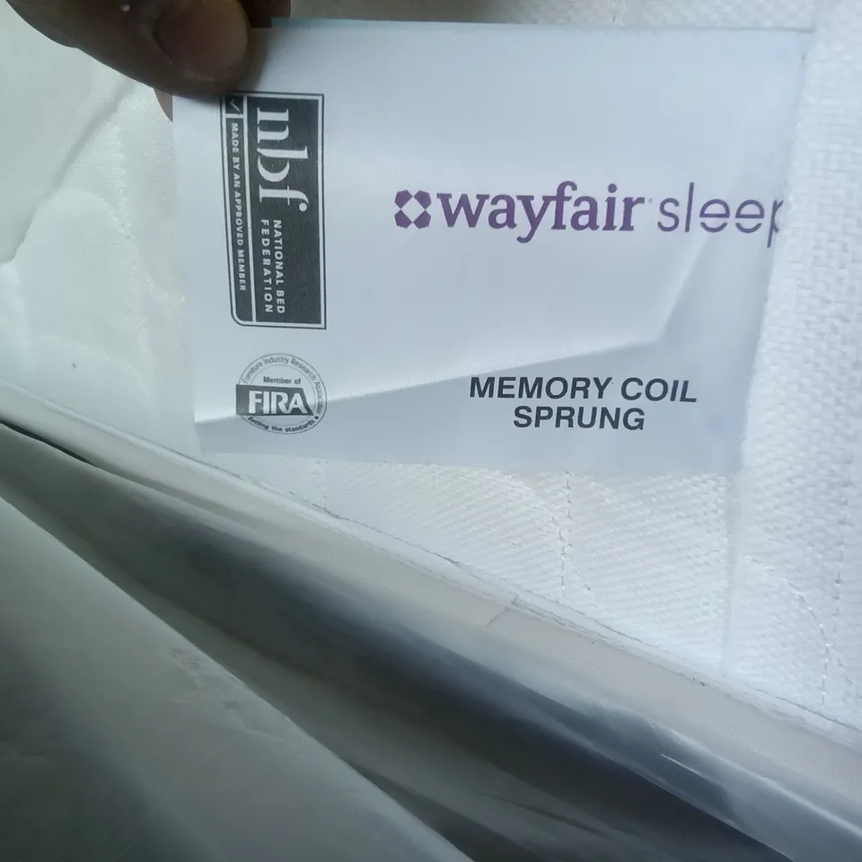 QUALITY MEMORY OPEN COIL DOUBLE 4'6" MATTRESS