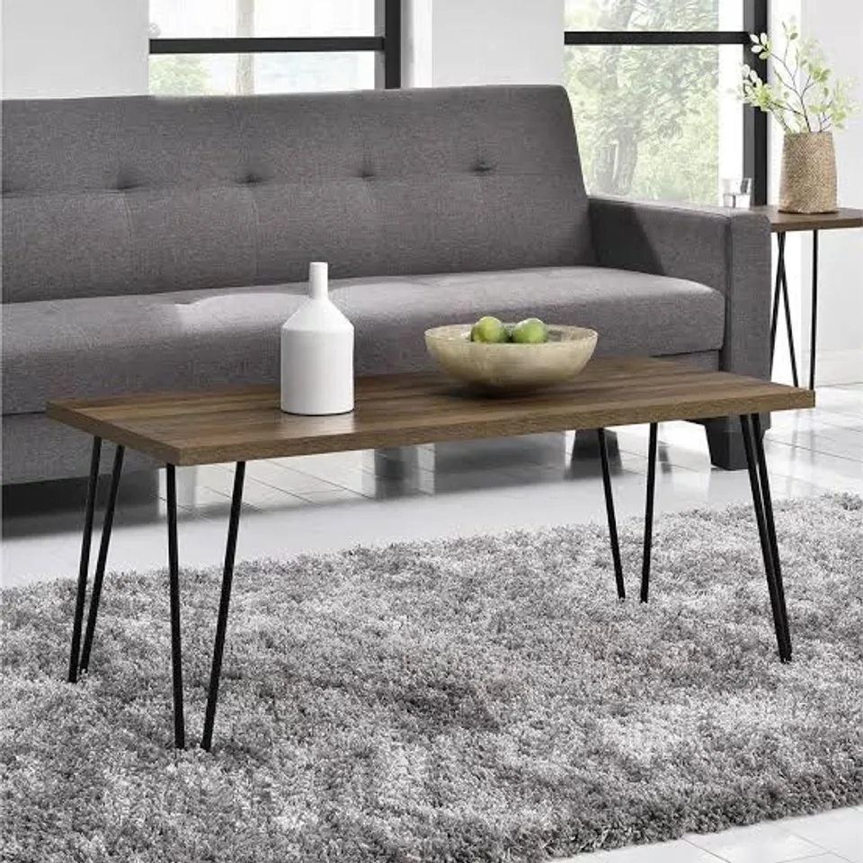 BOXED OWEN RETRO COFFEE TABLE - WALNUT (1 BOX)