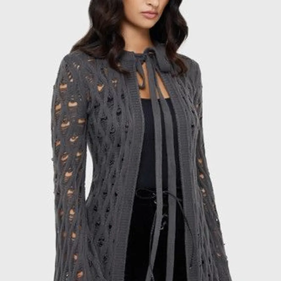 SIX BRAND NEW KILLSTAR NYMERIA CARDIGAN [GREY]