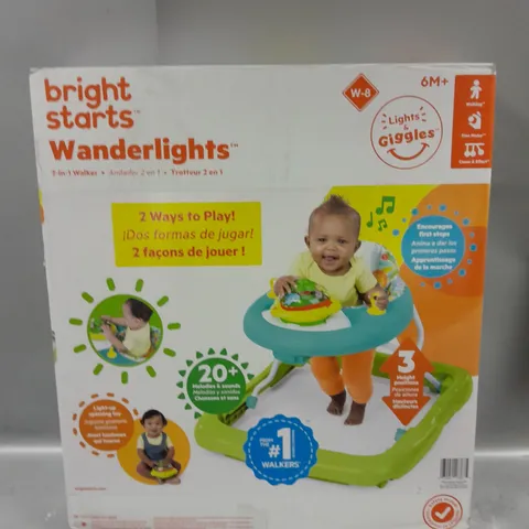 BOXED BRIGHT START WANDERLIGHTS BABY WALKER - COLLECTION ONLY