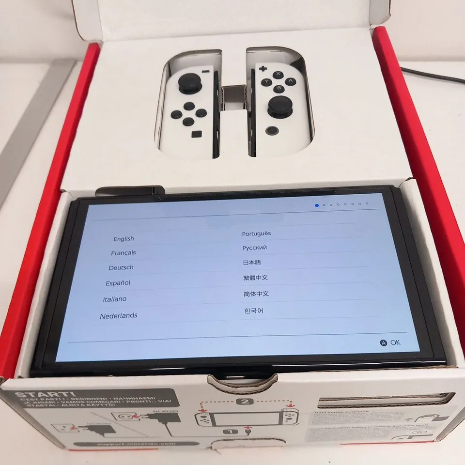BOXED NINTENDO SWITCH OLED MODEL