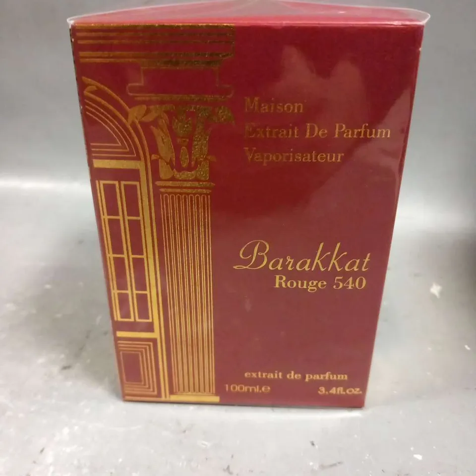 BOXED MAISON EXTRAIT DE PARFUM BARAKKAT ROUGE 540 EXTRAIT DE PARFUM 100ML