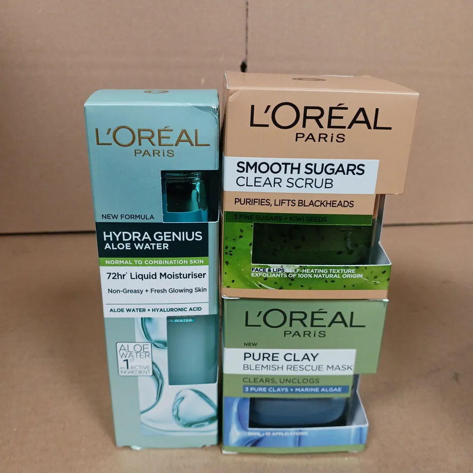 BOXED LOREAL PARIS FACIAL SCRUB SET 