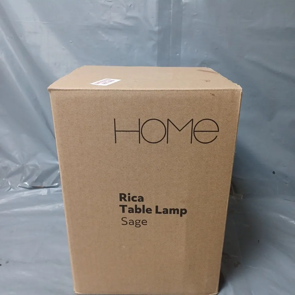RICA TABLE LAMP - SAGE 
