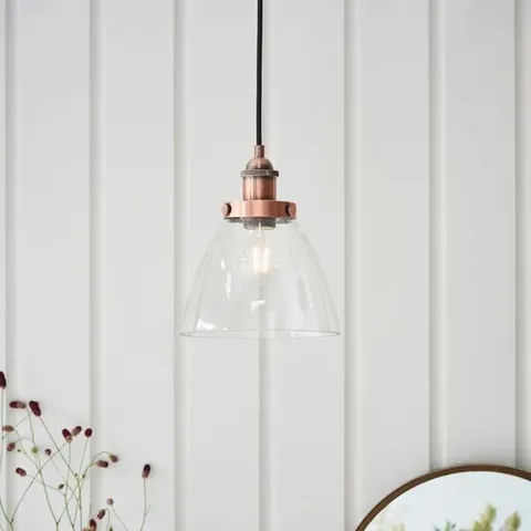 BOXED VOGUE TOBERMORY PENDANT LIGHT - COPPER (1 BOX)