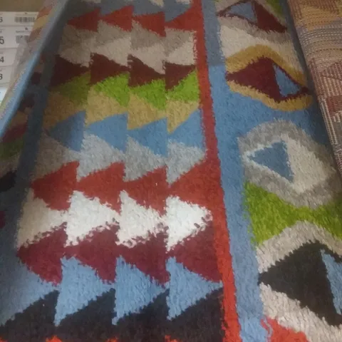OXENDINE POWER LOOM BLUE RUG 80X150CM